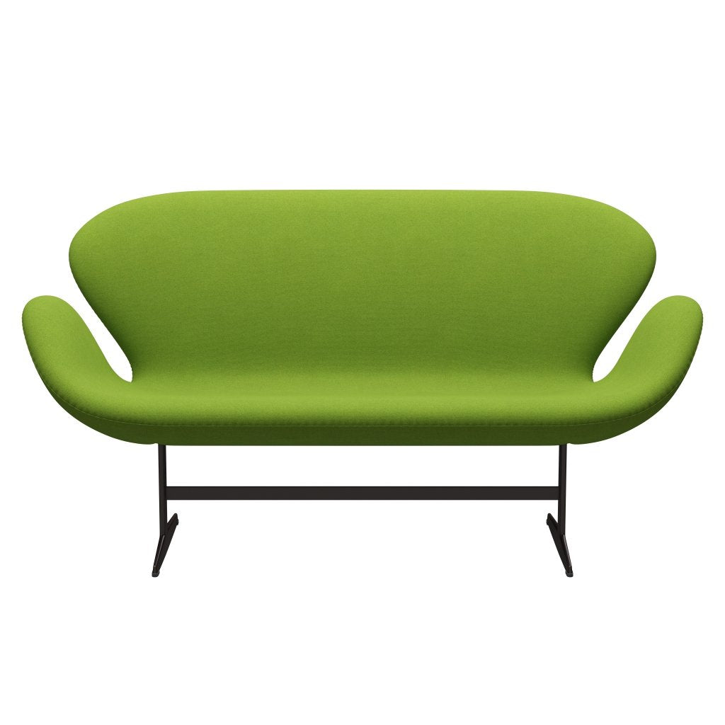 [product_category]-Fritz Hansen Swan Sofa 2 Seater, Brown Bronze/Tonus Lime-Fritz Hansen-3321-TON118-BBBASE-FRI-1