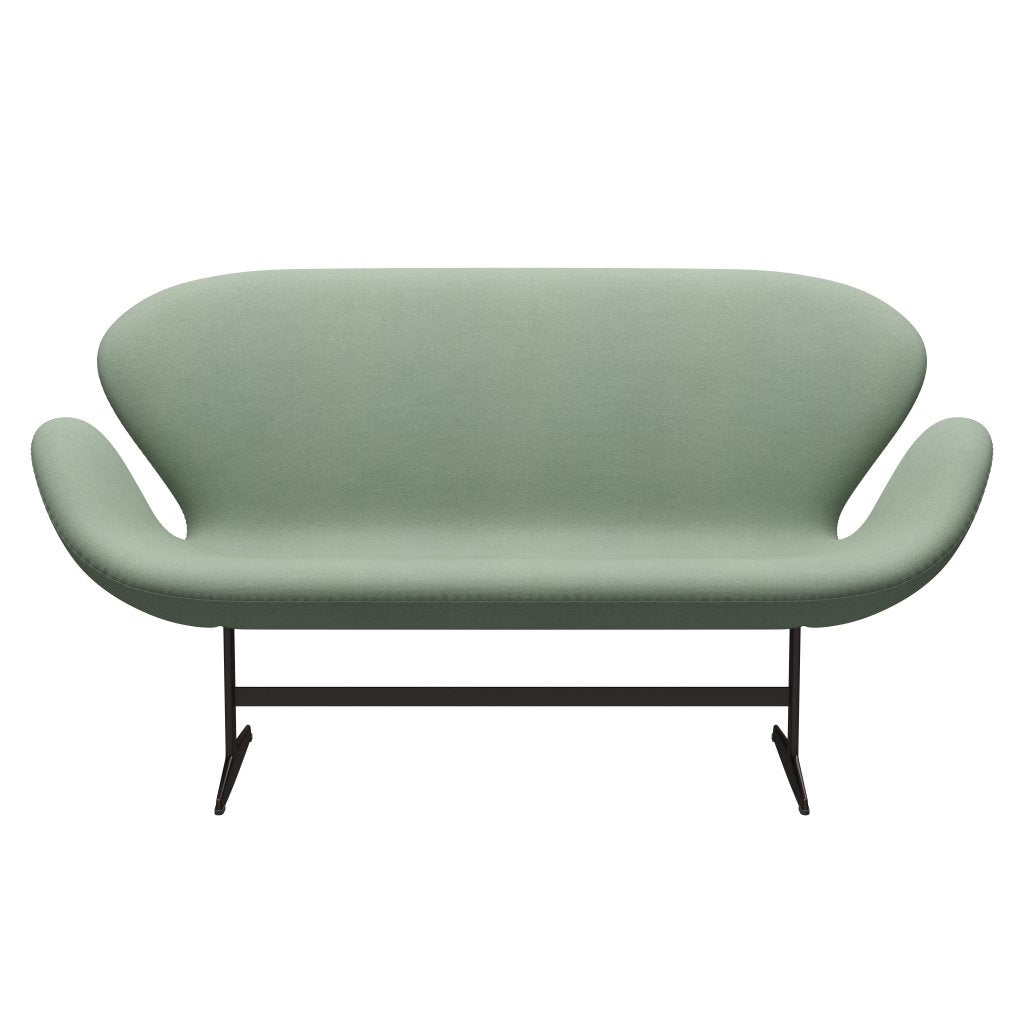 [product_category]-Fritz Hansen Swan Sofa 2 Seater, Brown Bronze/Tonus Mint Green-Fritz Hansen-3321-TON914-BBBASE-FRI-1