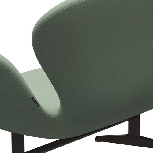[product_category]-Fritz Hansen Swan Sofa 2 Seater, Brown Bronze/Tonus Mint Green-Fritz Hansen-3321-TON914-BBBASE-FRI-5