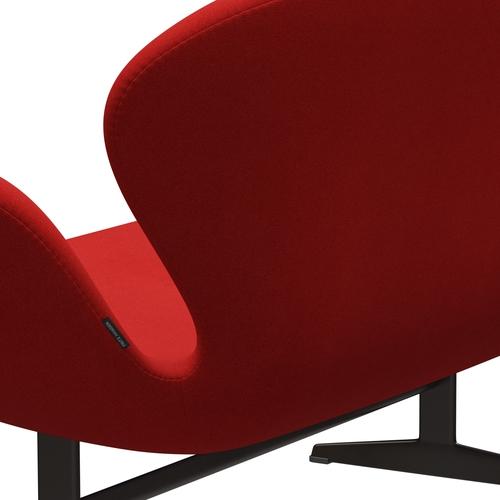 [product_category]-Fritz Hansen Swan Sofa 2 Seater, Brown Bronze/Tonus Orange/Red-Fritz Hansen-3321-TON608-BBBASE-FRI-5
