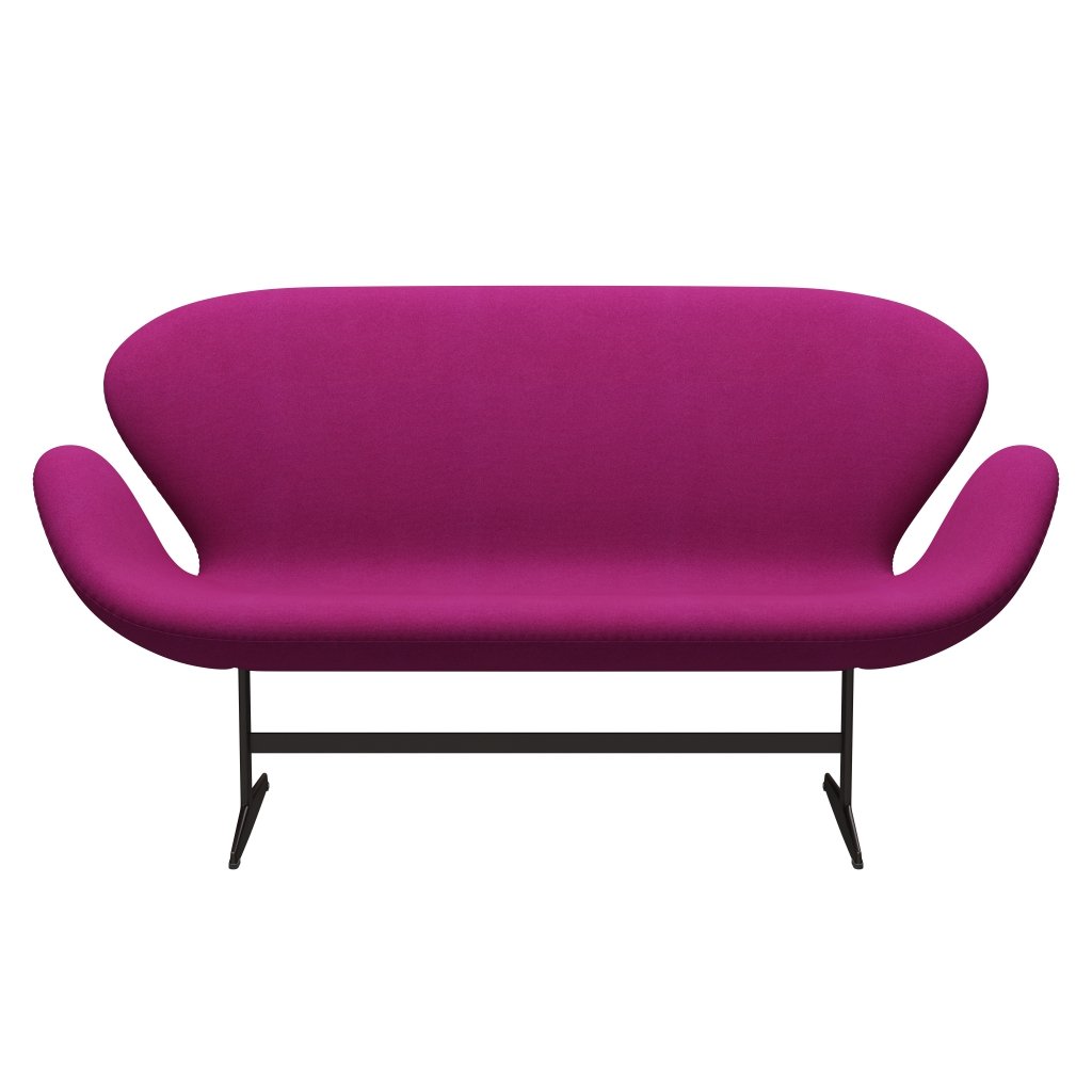 [product_category]-Fritz Hansen Swan Sofa 2 Seater, Brown Bronze/Tonus Rosa-Fritz Hansen-3321-TON636-BBBASE-FRI-1