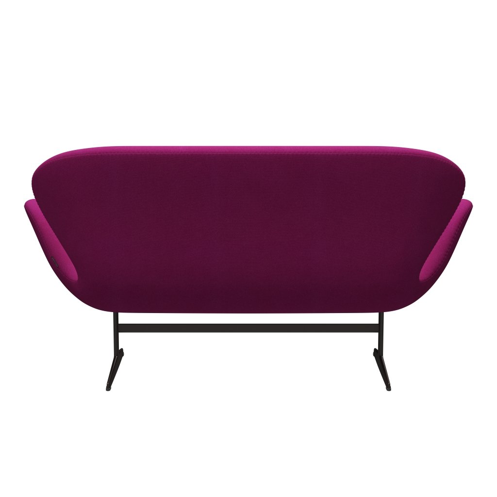 [product_category]-Fritz Hansen Swan Sofa 2 Seater, Brown Bronze/Tonus Rosa-Fritz Hansen-3321-TON636-BBBASE-FRI-4