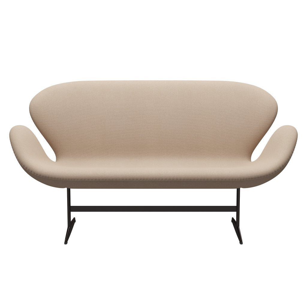 [product_category]-Fritz Hansen Swan Sofa 2 Seater, Brown Bronze/Tonus Sand-Fritz Hansen-3321-TON135-BBBASE-FRI-1