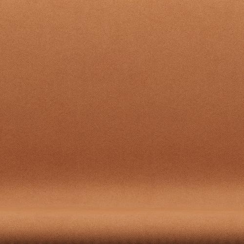 [product_category]-Fritz Hansen Swan Sofa 2 Seater, Brown Bronze/Tonus Soft Orange-Fritz Hansen-3321-TON464-BBBASE-FRI-6