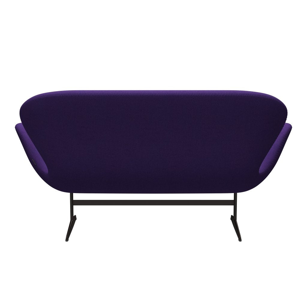 [product_category]-Fritz Hansen Swan Sofa 2 Seater, Brown Bronze/Tonus Violet-Fritz Hansen-3321-TON634-BBBASE-FRI-4