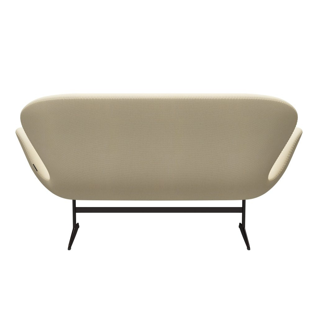 [product_category]-Fritz Hansen Swan Sofa 2 Seater, Brown Bronze/Tonus Wool White-Fritz Hansen-3321-TON100-BBBASE-FRI-4