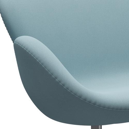[product_category]-Fritz Hansen Swan Sofa 2 Seater, Satin Brushed Aluminium/Steelcut Pastel Blue-Fritz Hansen-3321-STI820-SPAL-FRI-7