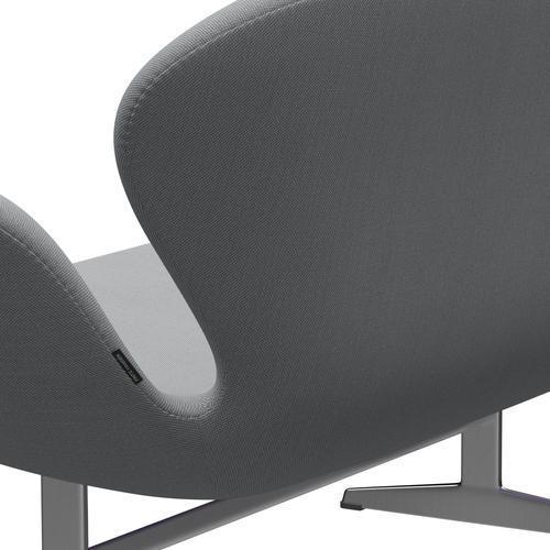 [product_category]-Fritz Hansen Swan Sofa 2 Seater, Satin Brushed Aluminium/Steelcut Trio Beige-Fritz Hansen-3321-STR113-SPAL-FRI-5