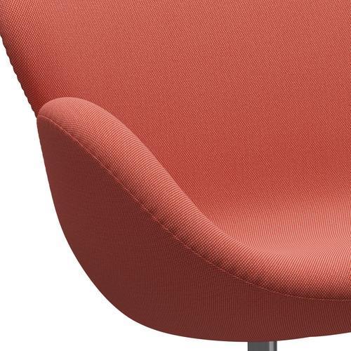 [product_category]-Fritz Hansen Swan Sofa 2 Seater, Satin Brushed Aluminium/Steelcut Trio Pink/Orange-Fritz Hansen-3321-STR526-SPAL-FRI-7