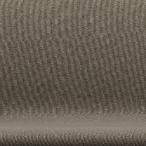 [product_category]-Fritz Hansen Swan Sofa 2 Seater, Satin Brushed Aluminium/Sunniva Chocolate/Light Grey-Fritz Hansen-3321-SV353-SPAL-FRI-6