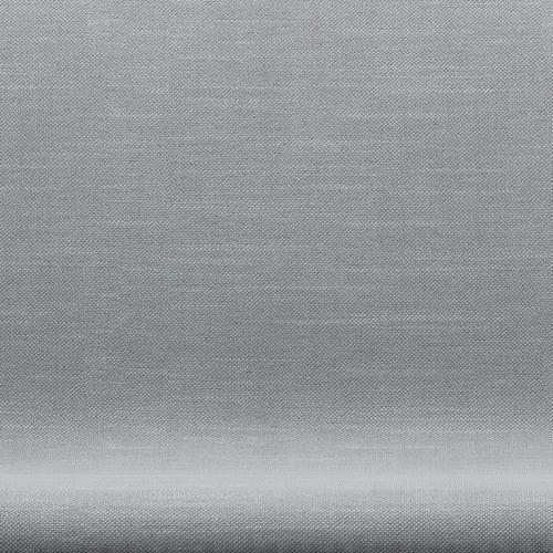 [product_category]-Fritz Hansen Swan Sofa 2 Seater, Satin Brushed Aluminium/Sunniva Light Grey/Light Blue-Fritz Hansen-3321-SV133-SPAL-FRI-6