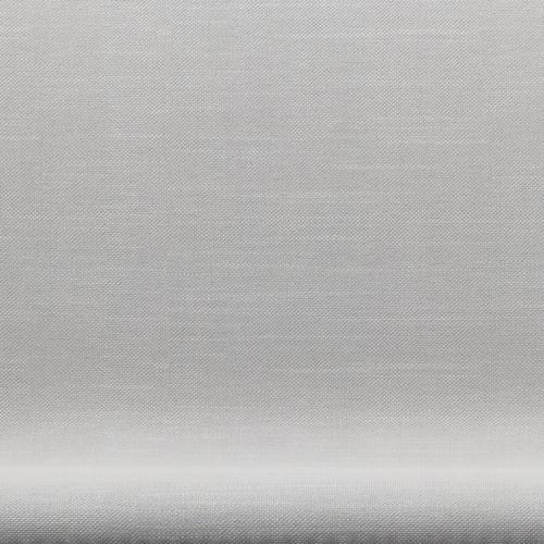 [product_category]-Fritz Hansen Swan Sofa 2 Seater, Satin Brushed Aluminium/Sunniva Natural/Light Grey-Fritz Hansen-3321-SV713-SPAL-FRI-6