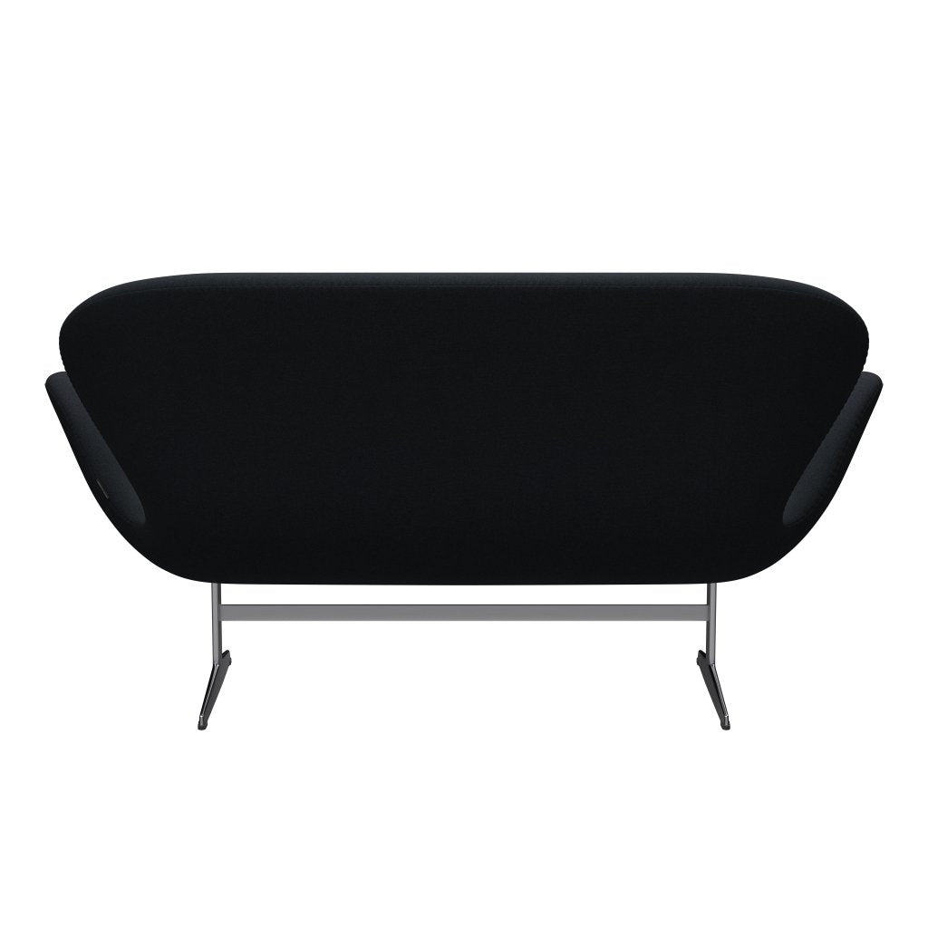 [product_category]-Fritz Hansen Swan Sofa 2 Seater, Satin Brushed Aluminium/Tonus Dark Aubergine-Fritz Hansen-3321-TON690-SPAL-FRI-4