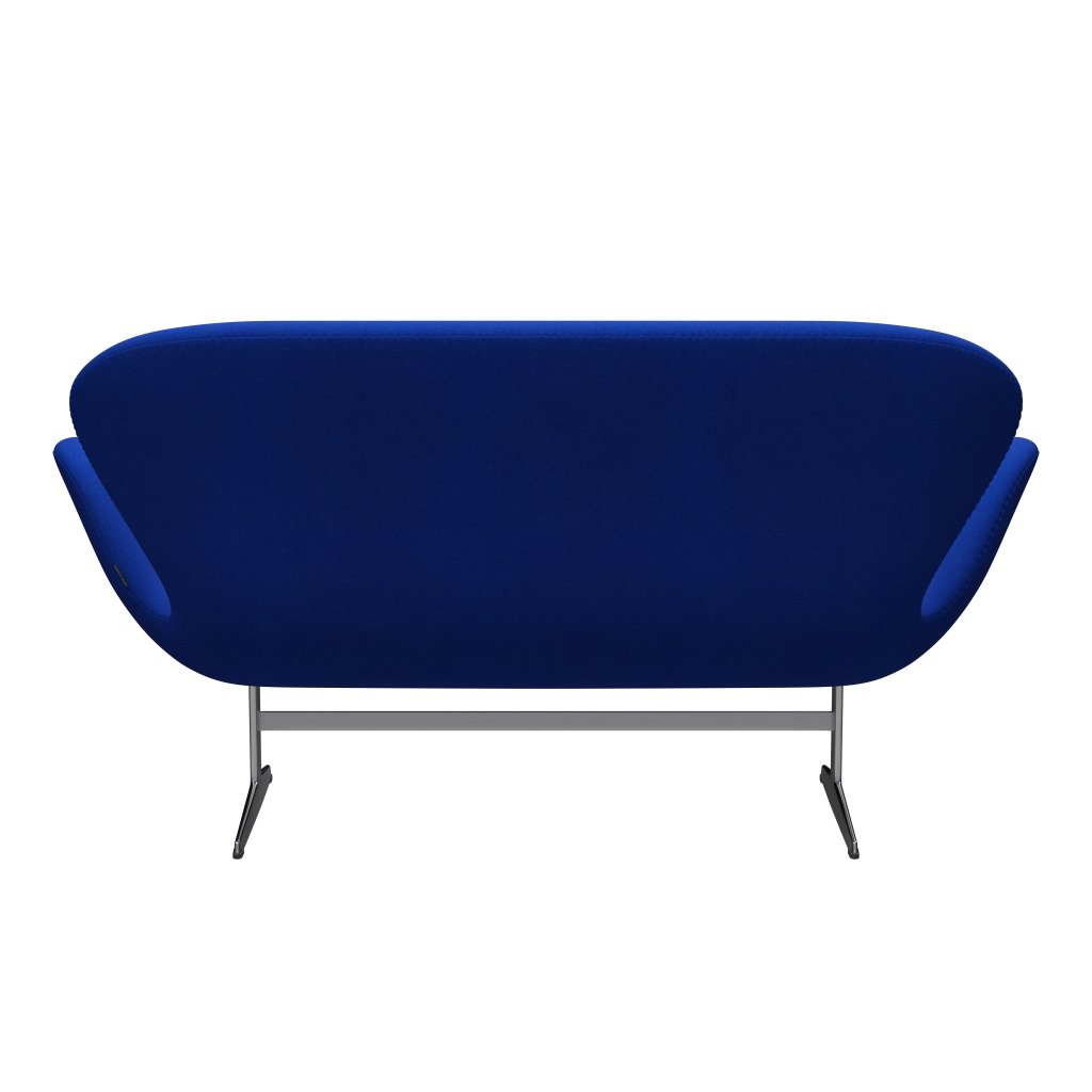 [product_category]-Fritz Hansen Swan Sofa 2 Seater, Satin Brushed Aluminium/Tonus Light Blue-Fritz Hansen-3321-TON631-SPAL-FRI-4