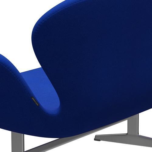 [product_category]-Fritz Hansen Swan Sofa 2 Seater, Satin Brushed Aluminium/Tonus Light Blue-Fritz Hansen-3321-TON631-SPAL-FRI-5
