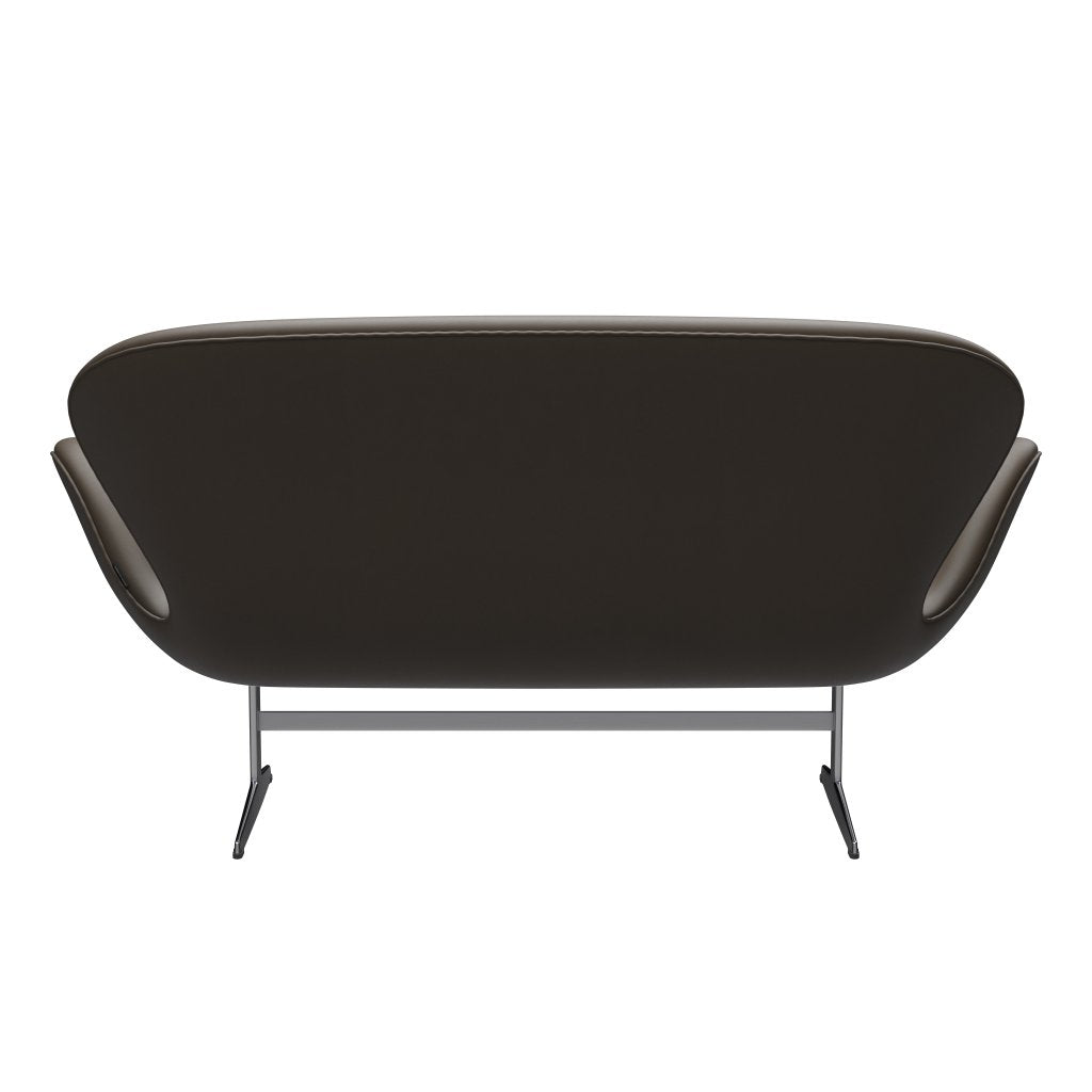 [product_category]-Fritz Hansen Swan Sofa 2 Seater, Satin Brushed Aluminum/Essential Stone-Fritz Hansen-3321-STSTON-SPAL-FRI-4