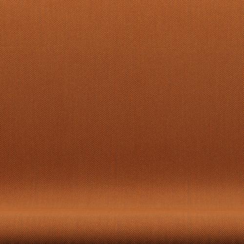 [product_category]-Fritz Hansen Swan Sofa 2 Seater, Satin Brushed Aluminum/Steelcut Trio Burnt Orange-Fritz Hansen-3321-STR576-SPAL-FRI-6