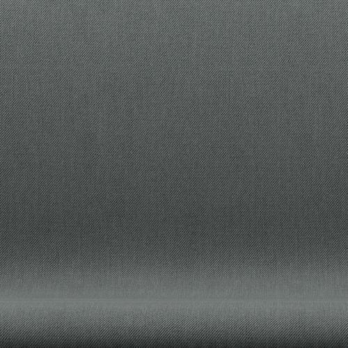 [product_category]-Fritz Hansen Swan Sofa 2 Seater, Satin Brushed Aluminum/Steelcut Trio Carbon-Fritz Hansen-3321-STR153-SPAL-FRI-6