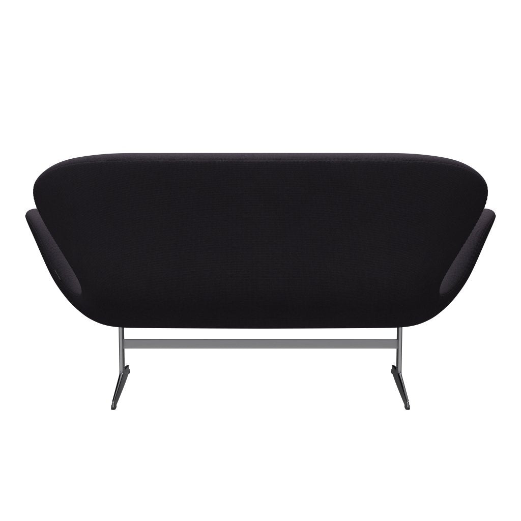 [product_category]-Fritz Hansen Swan Sofa 2 Seater, Satin Brushed Aluminum/Steelcut Trio Warm Dark Blue-Fritz Hansen-3321-STR776-SPAL-FRI-4