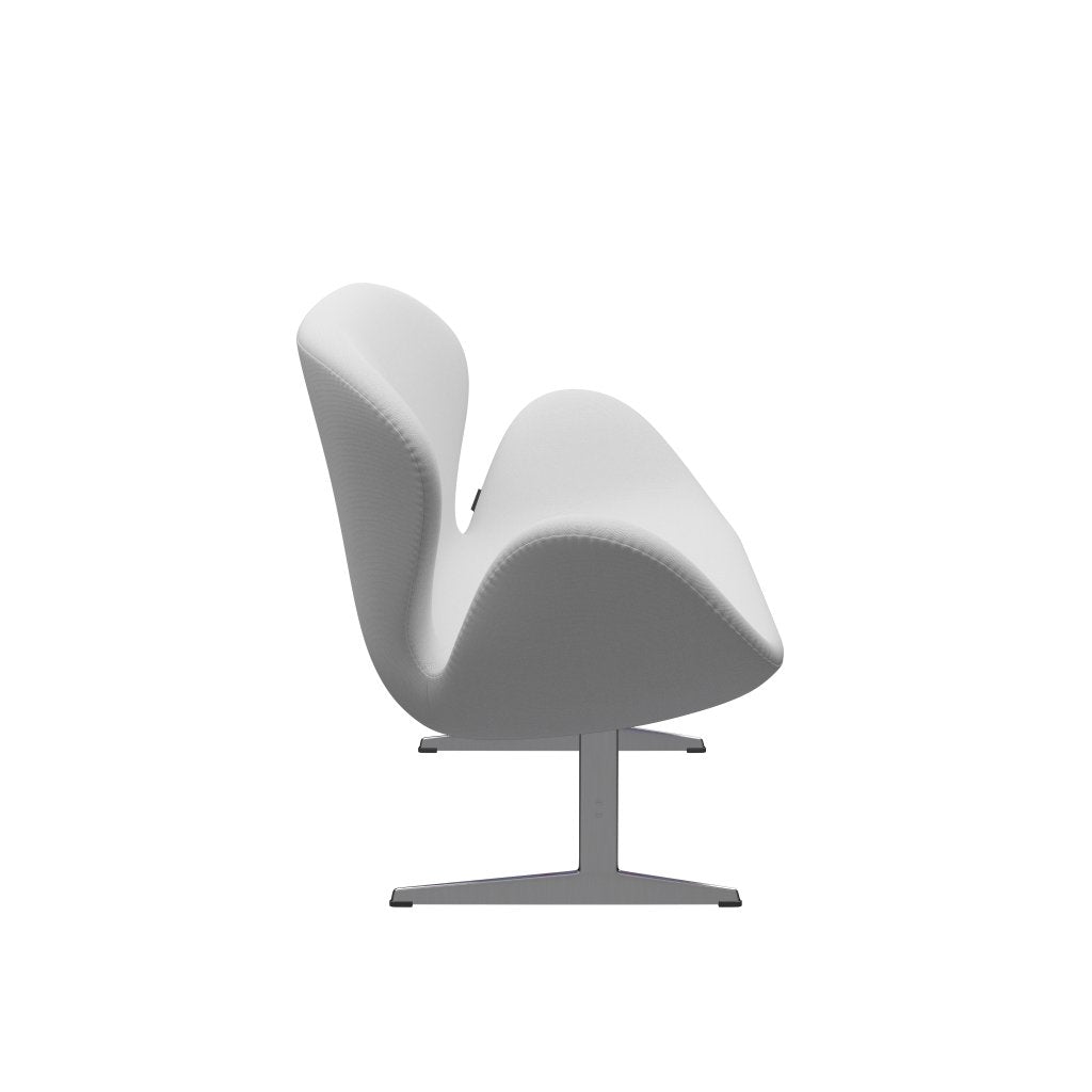 [product_category]-Fritz Hansen Swan Sofa 2 Seater, Satin Brushed Aluminum/Sunniva Canvas Natural-Fritz Hansen-3321-SV223-SPAL-FRI-3