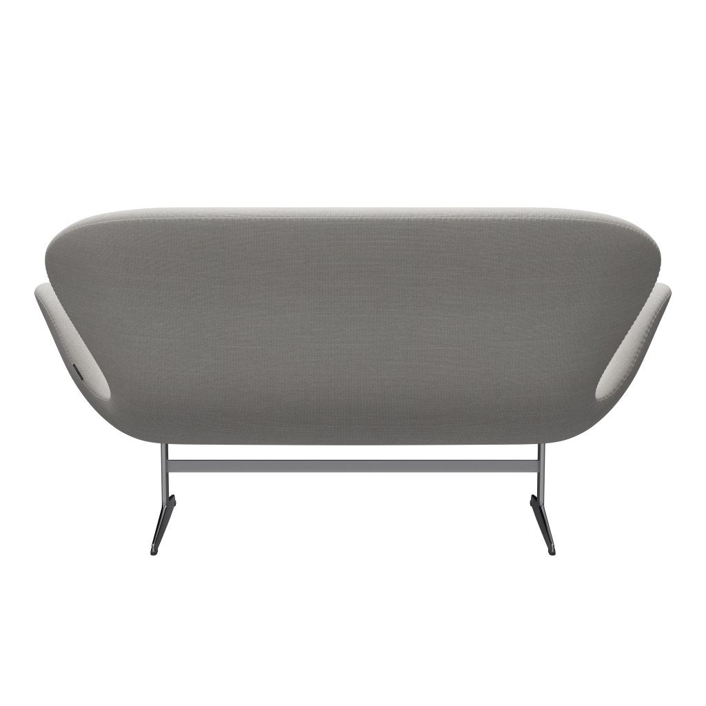 [product_category]-Fritz Hansen Swan Sofa 2 Seater, Satin Brushed Aluminum/Sunniva Canvas Natural-Fritz Hansen-3321-SV223-SPAL-FRI-4