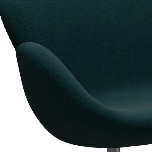 [product_category]-Fritz Hansen Swan Sofa 2 Seater, Silver Grey/Canvas Dark Blue/Green-Fritz Hansen-3321-CA0984-SGBASE-FRI-7