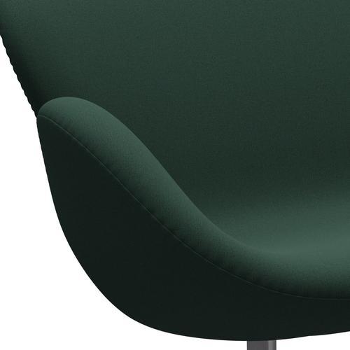 [product_category]-Fritz Hansen Swan Sofa 2 Seater, Silver Grey/Christianshavn Dark Green Uni-Fritz Hansen-3321-CH1160-SGBASE-FRI-7