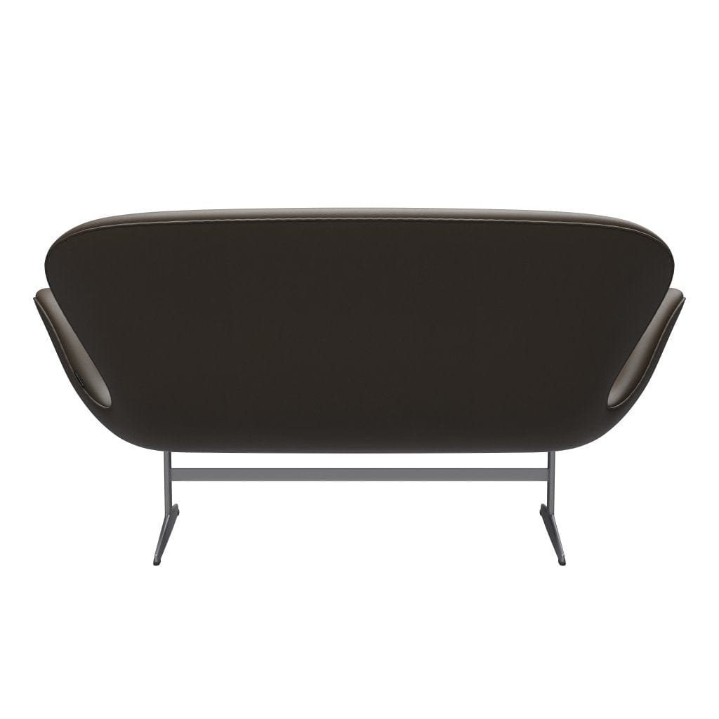 [product_category]-Fritz Hansen Swan Sofa 2 Seater, Silver Grey/Essential Stone-Fritz Hansen-3321-STSTON-SGBASE-FRI-4