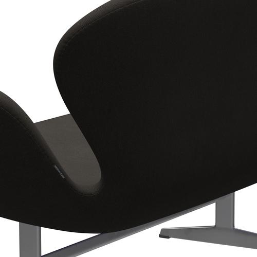 [product_category]-Fritz Hansen Swan Sofa 2 Seater, Silver Grey/Steelcut Brown-Fritz Hansen-3321-STI370-SGBASE-FRI-5