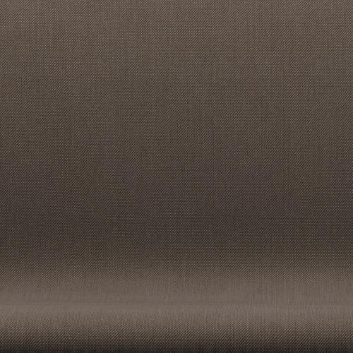 [product_category]-Fritz Hansen Swan Sofa 2 Seater, Silver Grey/Steelcut Trio Grey/Brown-Fritz Hansen-3321-STR376-SGBASE-FRI-6