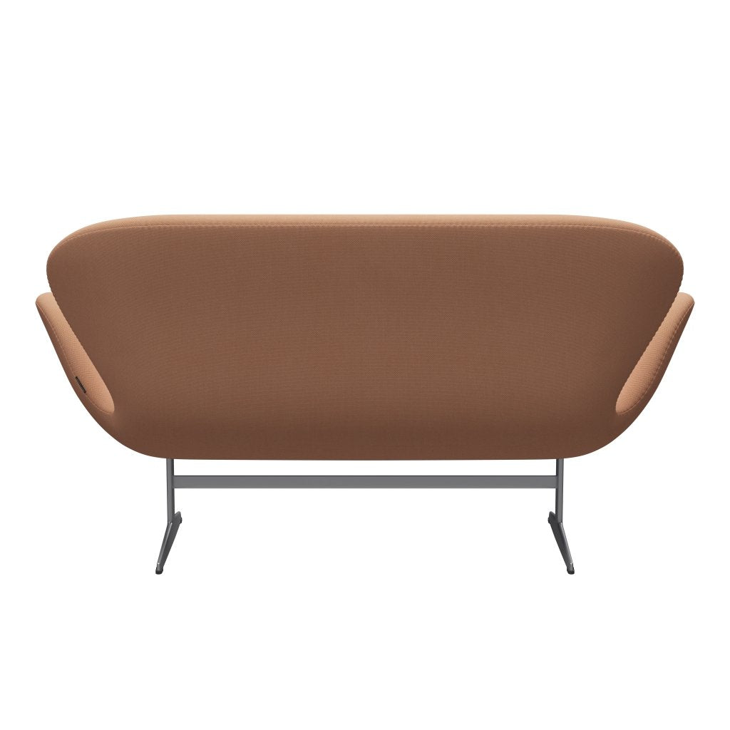 [product_category]-Fritz Hansen Swan Sofa 2 Seater, Silver Grey/Steelcut Trio Nude-Fritz Hansen-3321-STR506-SGBASE-FRI-4