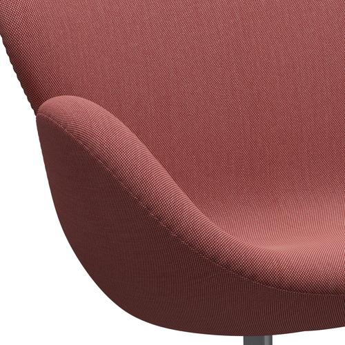 [product_category]-Fritz Hansen Swan Sofa 2 Seater, Silver Grey/Steelcut Trio Pink/Red/Black-Fritz Hansen-3321-STR636-SGBASE-FRI-7