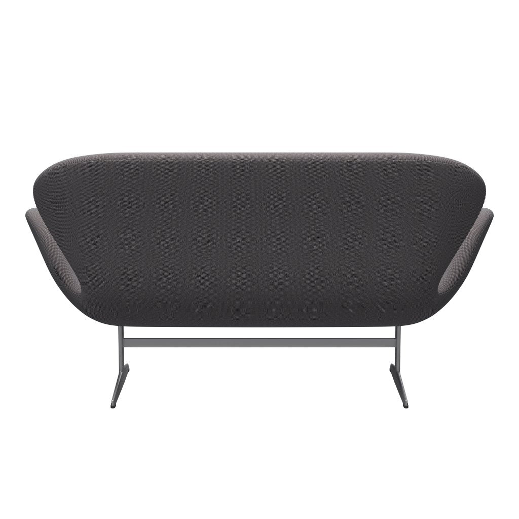 [product_category]-Fritz Hansen Swan Sofa 2 Seater, Silver Grey/Steelcut Trio Soft Blue/Brown/Black-Fritz Hansen-3321-STR336-SGBASE-FRI-4