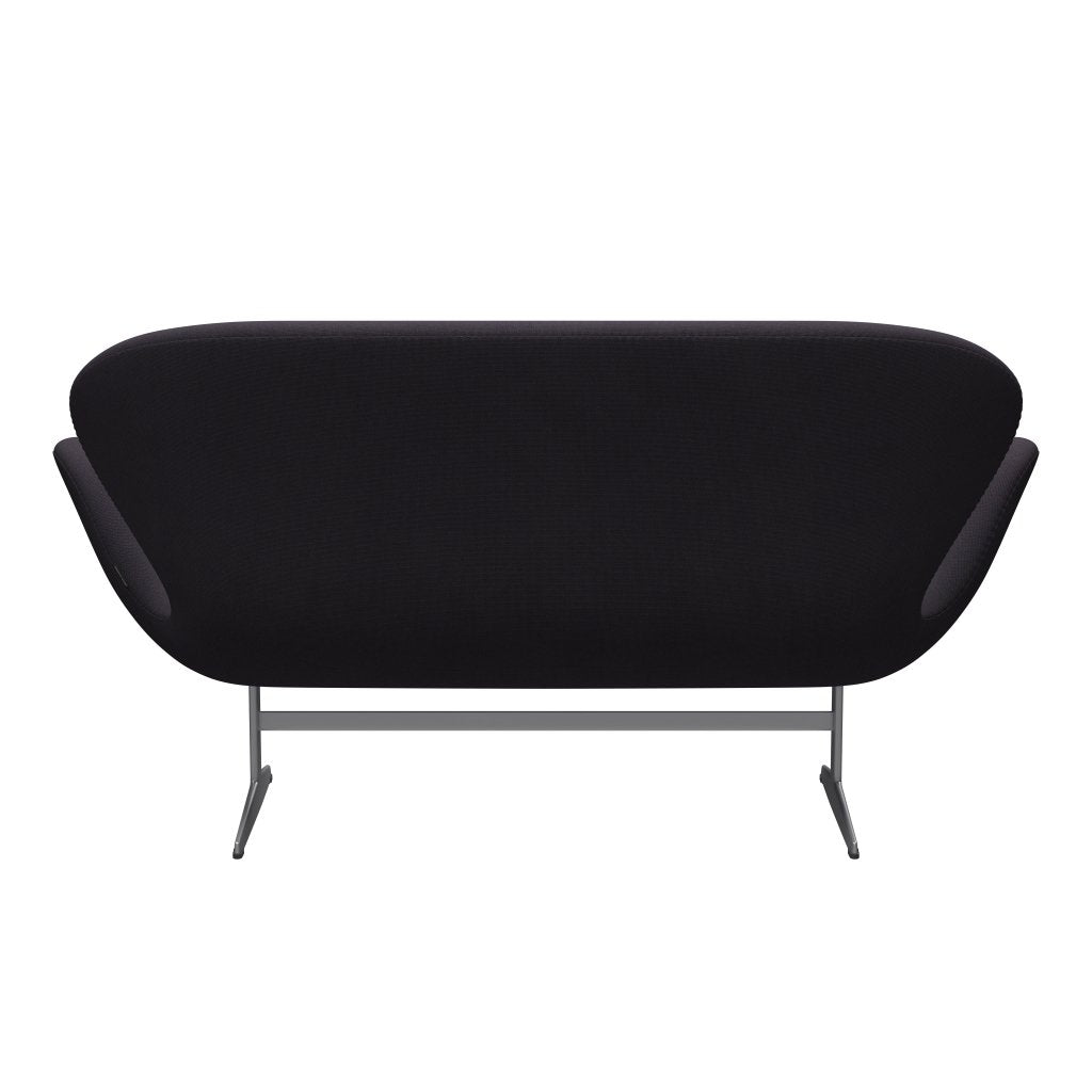 [product_category]-Fritz Hansen Swan Sofa 2 Seater, Silver Grey/Steelcut Trio Warm Dark Blue-Fritz Hansen-3321-STR776-SGBASE-FRI-4