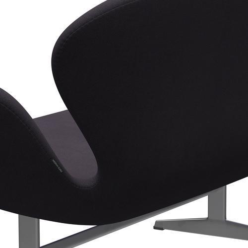 [product_category]-Fritz Hansen Swan Sofa 2 Seater, Silver Grey/Steelcut Trio Warm Dark Blue-Fritz Hansen-3321-STR776-SGBASE-FRI-5