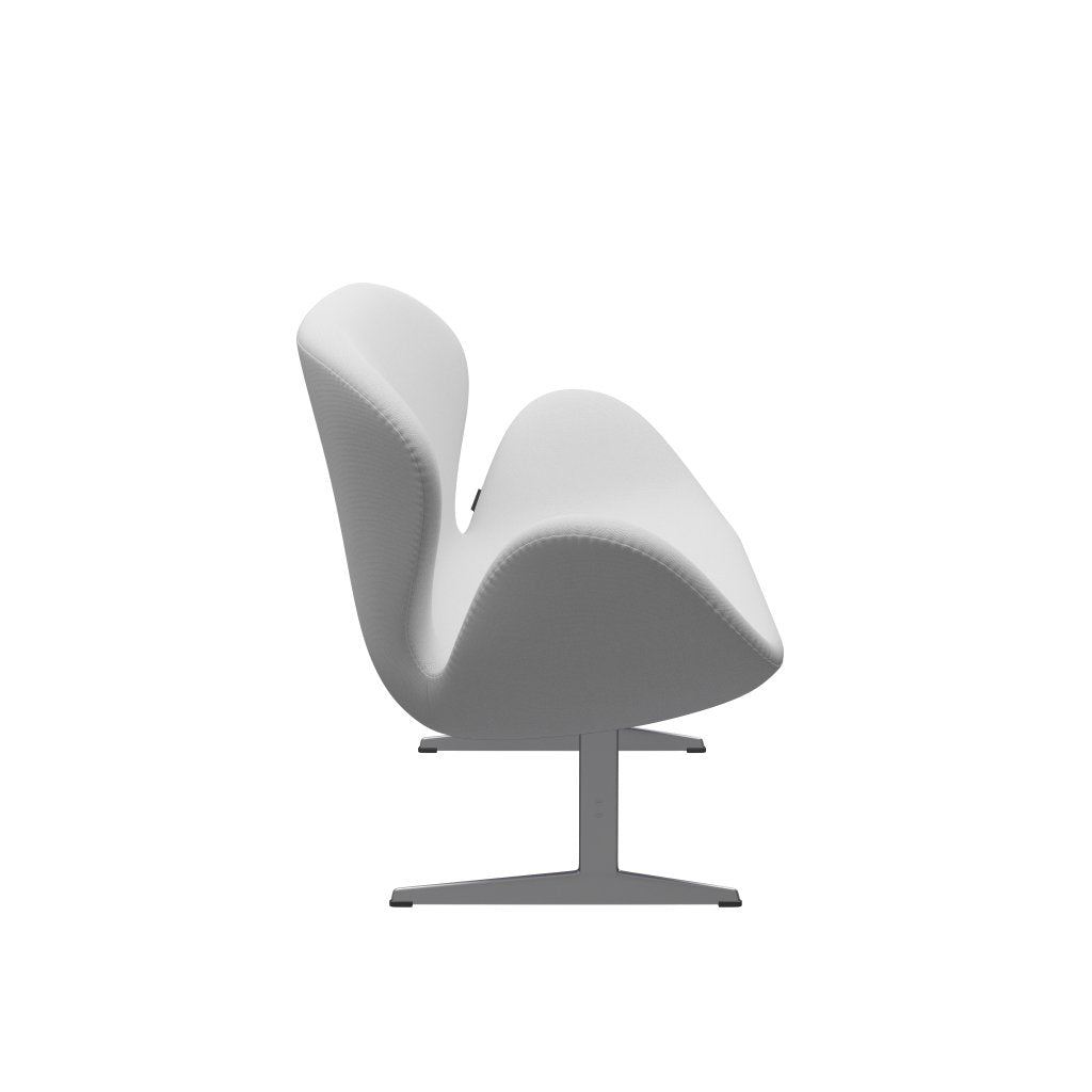 [product_category]-Fritz Hansen Swan Sofa 2 Seater, Silver Grey/Sunniva Canvas Natural-Fritz Hansen-3321-SV223-SGBASE-FRI-3