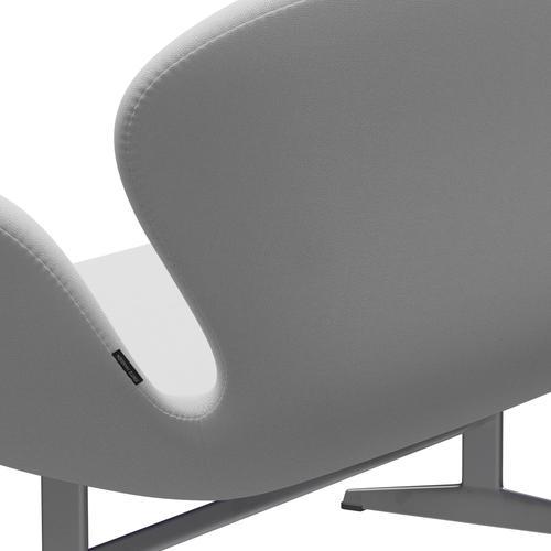 [product_category]-Fritz Hansen Swan Sofa 2 Seater, Silver Grey/Sunniva Canvas Natural-Fritz Hansen-3321-SV223-SGBASE-FRI-5