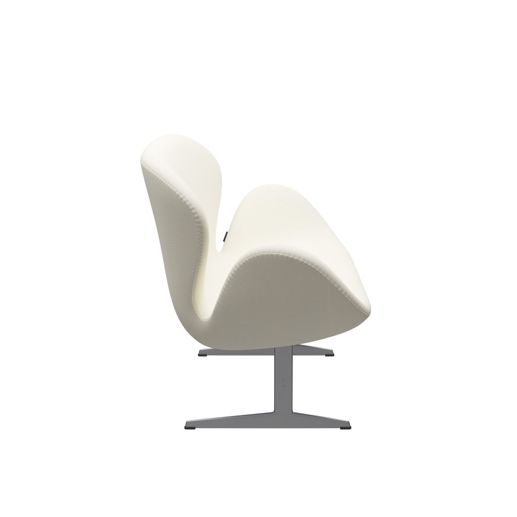 [product_category]-Fritz Hansen Swan Sofa 2 Seater, Silver Grey/Sunniva Crème-Fritz Hansen-3321-SV113-SGBASE-FRI-3