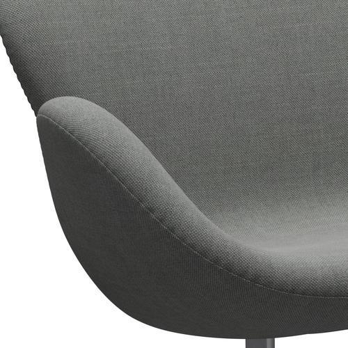 [product_category]-Fritz Hansen Swan Sofa 2 Seater, Silver Grey/Sunniva Grey-Fritz Hansen-3321-SV242-SGBASE-FRI-7