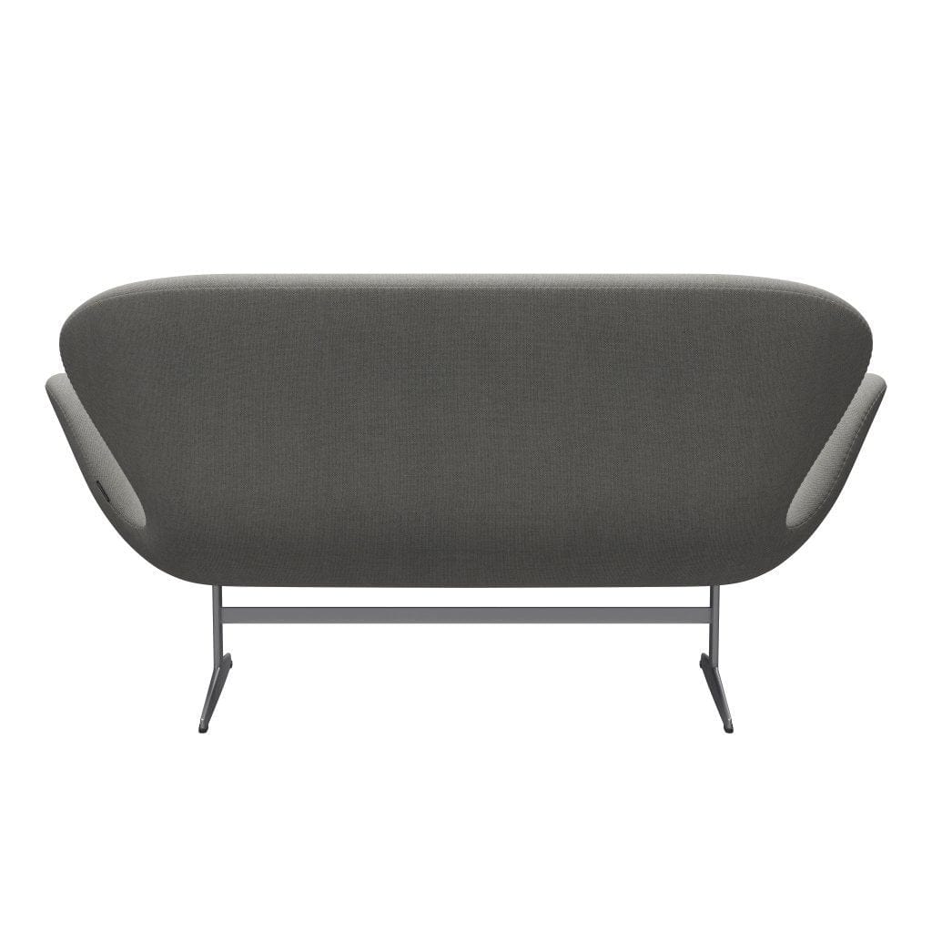 [product_category]-Fritz Hansen Swan Sofa 2 Seater, Silver Grey/Sunniva Sand/Light Grey-Fritz Hansen-3321-SV153-SGBASE-FRI-4