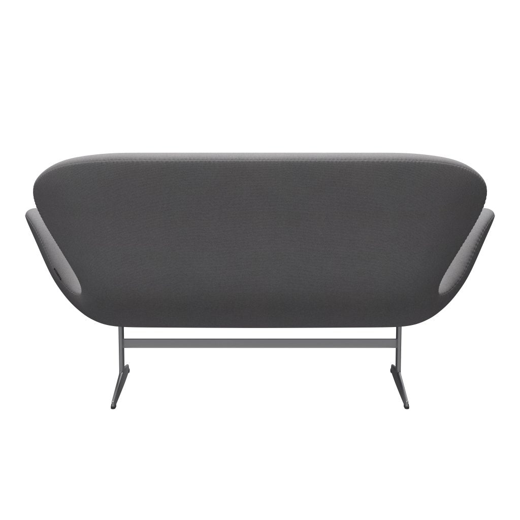 [product_category]-Fritz Hansen Swan Sofa 2 Seater, Silver Grey/Tonus Light Grey-Fritz Hansen-3321-TON216-SGBASE-FRI-4