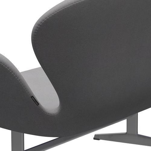 [product_category]-Fritz Hansen Swan Sofa 2 Seater, Silver Grey/Tonus Light Grey-Fritz Hansen-3321-TON216-SGBASE-FRI-5