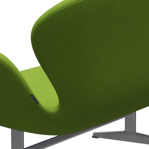 [product_category]-Fritz Hansen Swan Sofa 2 Seater, Silver Grey/Tonus Lime-Fritz Hansen-3321-TON118-SGBASE-FRI-5