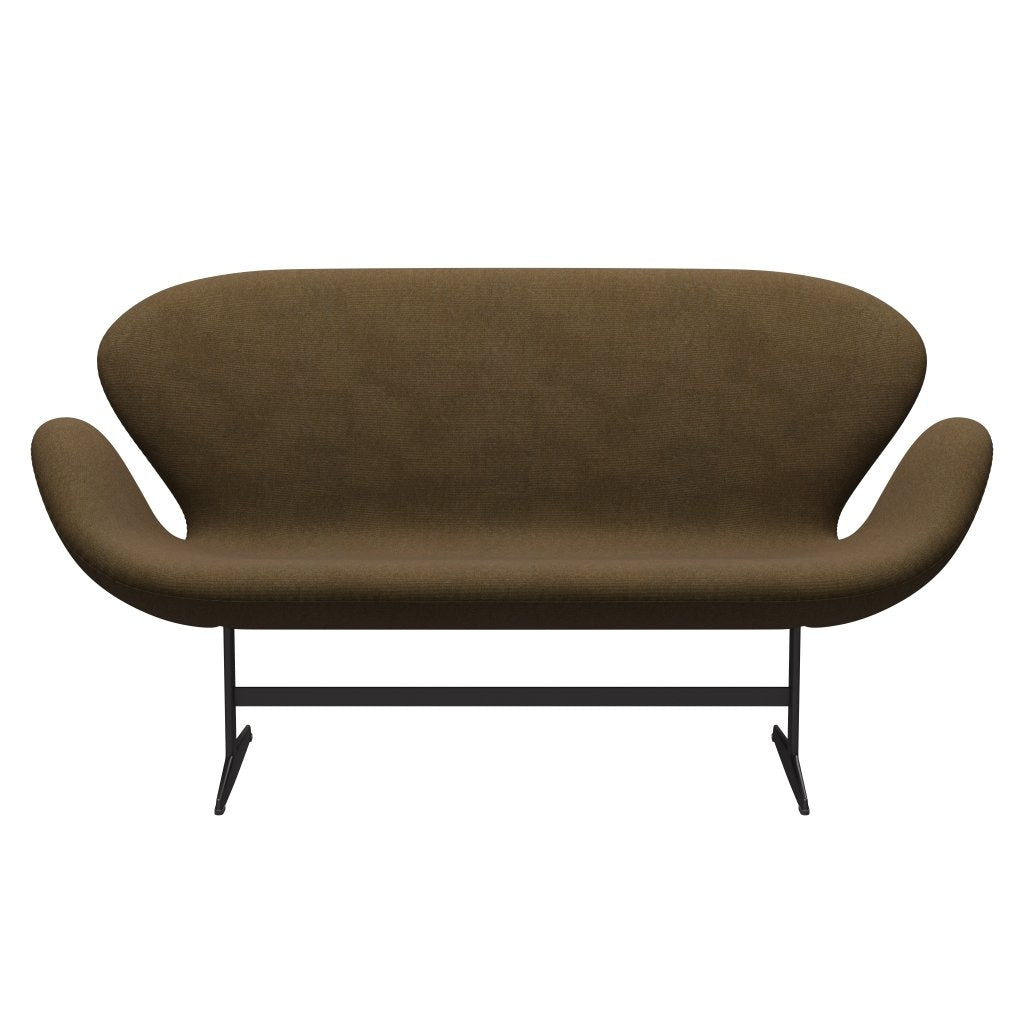 [product_category]-Fritz Hansen Swan Sofa 2 Seater, Warm Graphite/Canvas Autumn Beige-Fritz Hansen-3321-CA0964-WGBASE-FRI-1