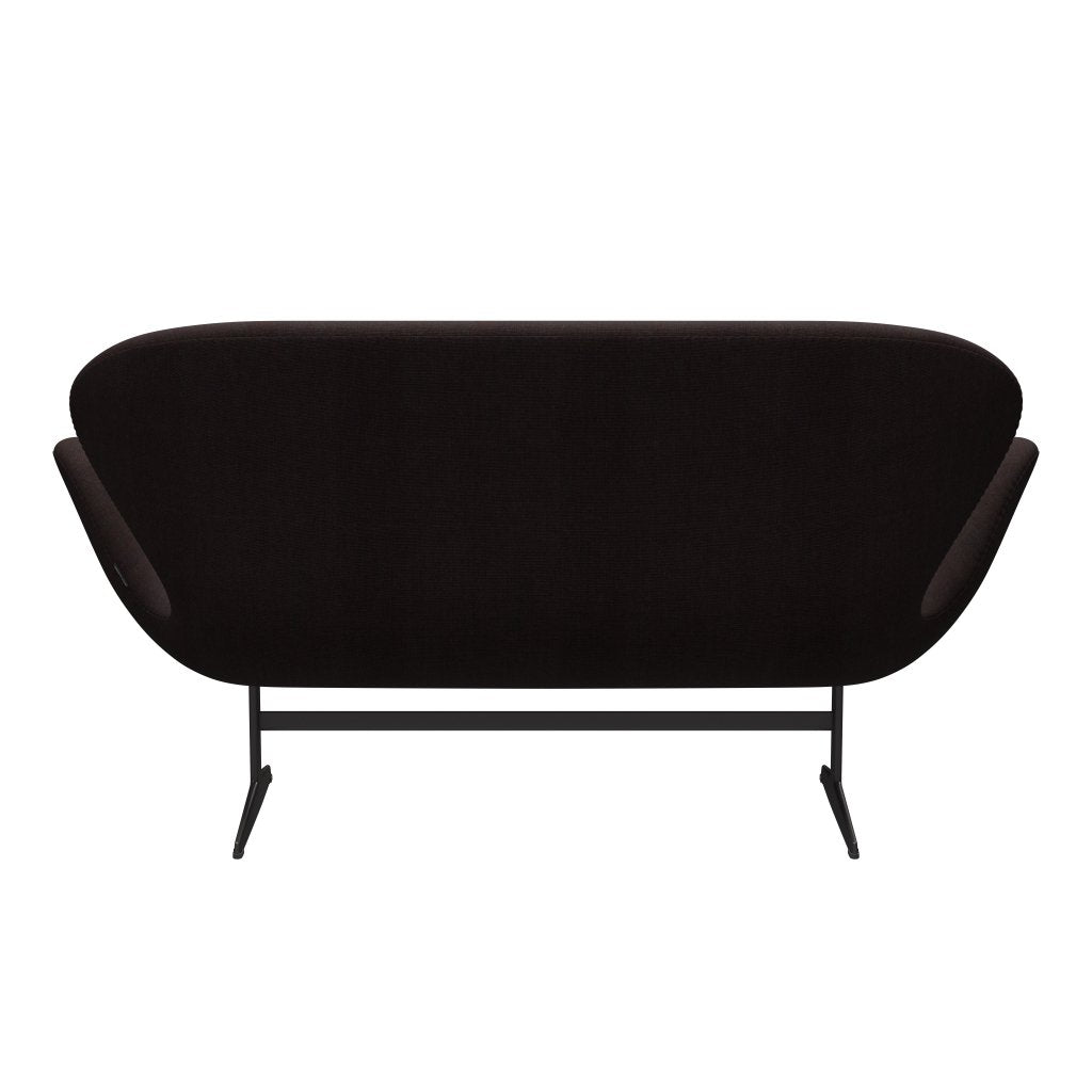 [product_category]-Fritz Hansen Swan Sofa 2 Seater, Warm Graphite/Canvas Black Stone-Fritz Hansen-3321-CA0364-WGBASE-FRI-4