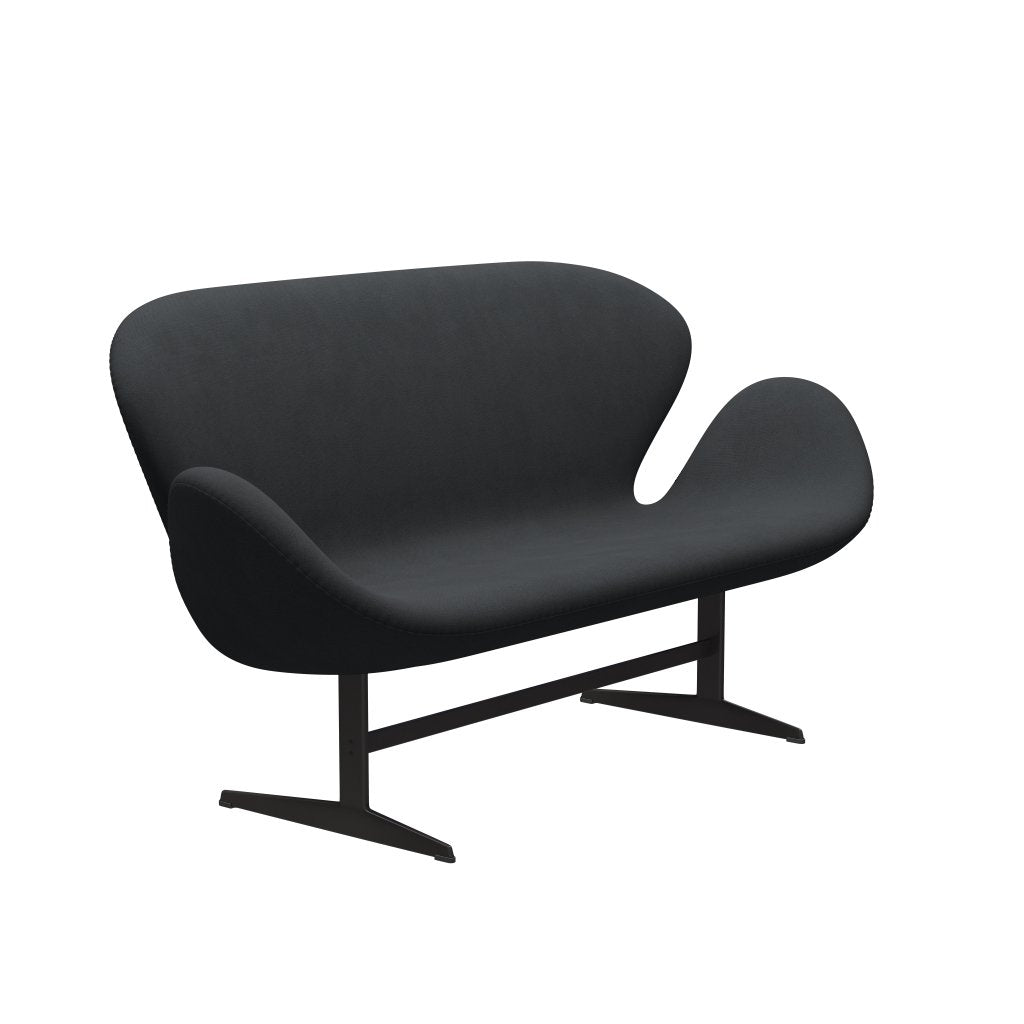 [product_category]-Fritz Hansen Swan Sofa 2 Seater, Warm Graphite/Christianshavn Dark Grey-Fritz Hansen-3321-CH1174-WGBASE-FRI-2