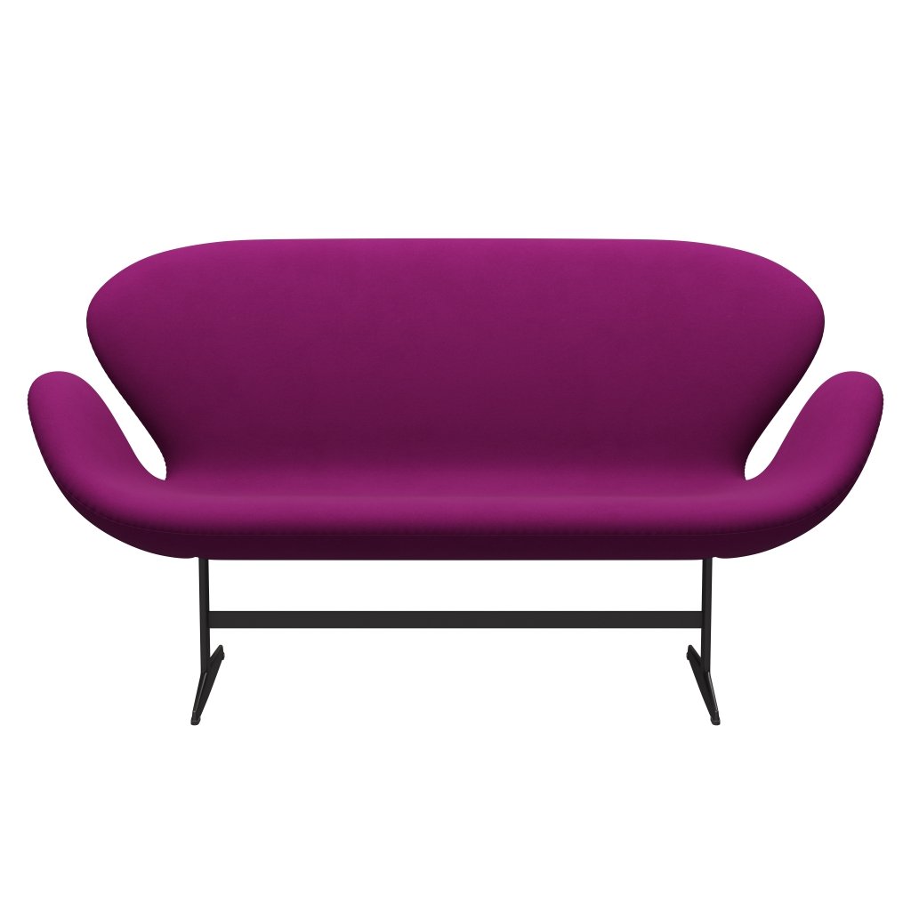 [product_category]-Fritz Hansen Swan Sofa 2 Seater, Warm Graphite/Comfort Violet Light-Fritz Hansen-3321-C65003-WGBASE-FRI-1