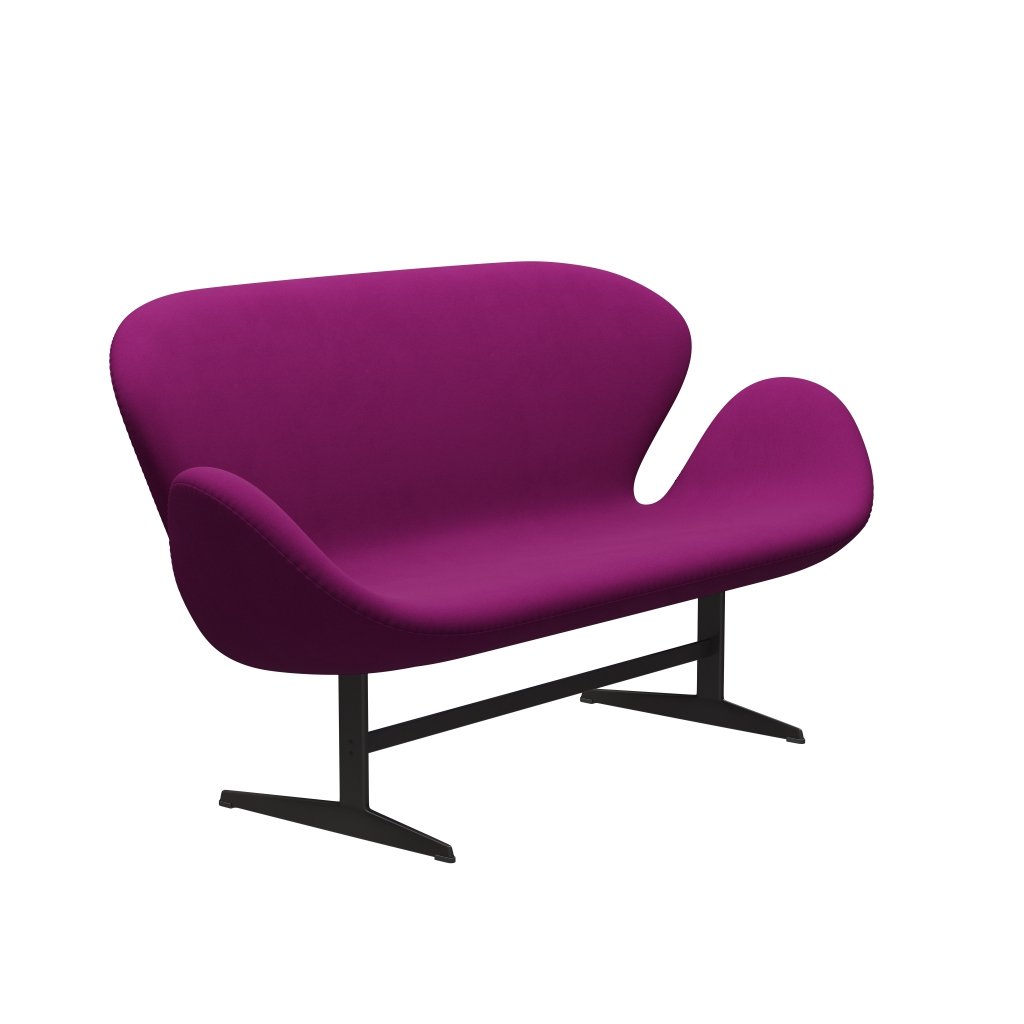 [product_category]-Fritz Hansen Swan Sofa 2 Seater, Warm Graphite/Comfort Violet Light-Fritz Hansen-3321-C65003-WGBASE-FRI-2