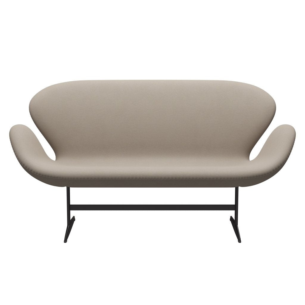 [product_category]-Fritz Hansen Swan Sofa 2 Seater, Warm Graphite/Comfort White Grey-Fritz Hansen-3321-C61016-WGBASE-FRI-1