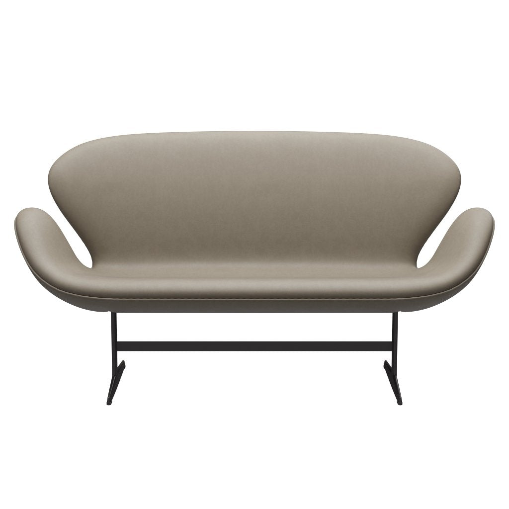 [product_category]-Fritz Hansen Swan Sofa 2 Seater, Warm Graphite/Essential Light Grey-Fritz Hansen-3321-STLIGR-WGBASE-FRI-1
